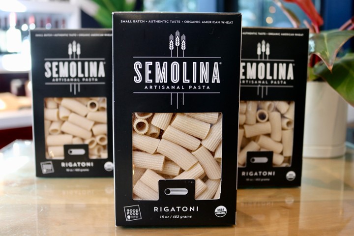 Semolina Artisanal Rigatoni Pasta