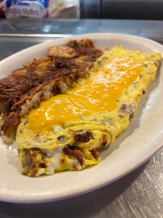 Bacon & Cheese Omelet