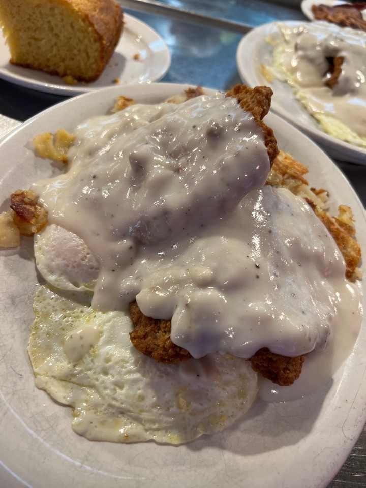 #14 Country Fried Steak & Eggs