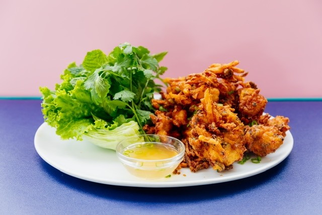 19. Shrimp & Yam Fritters