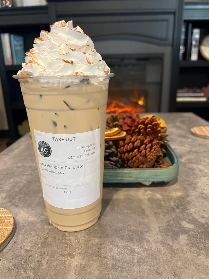 Iced Pumpkin Pie Latte