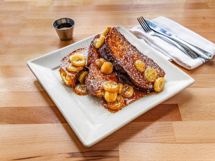 Bananas Foster French Toast (veg)