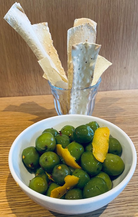 Citrus Marinated Castelvetrano Olives