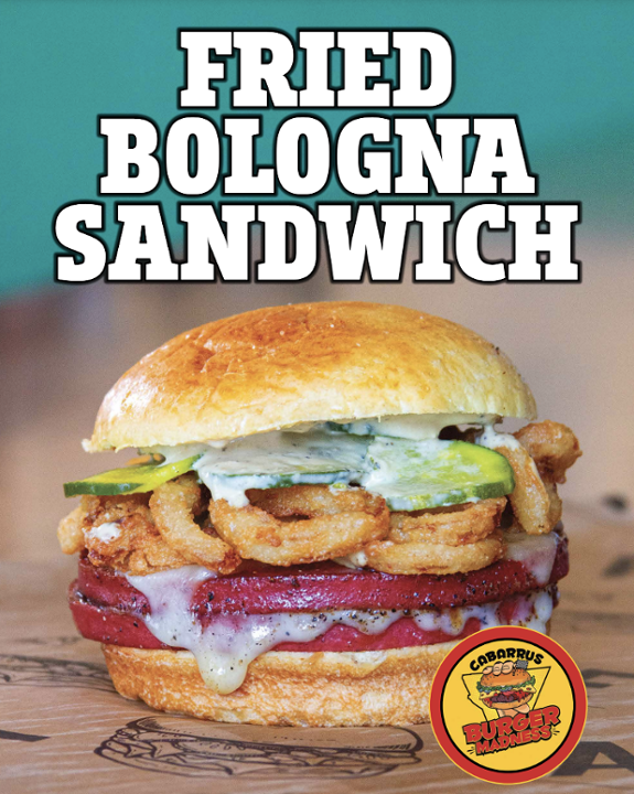 Burger Madness: Fried Bologna Sandwich