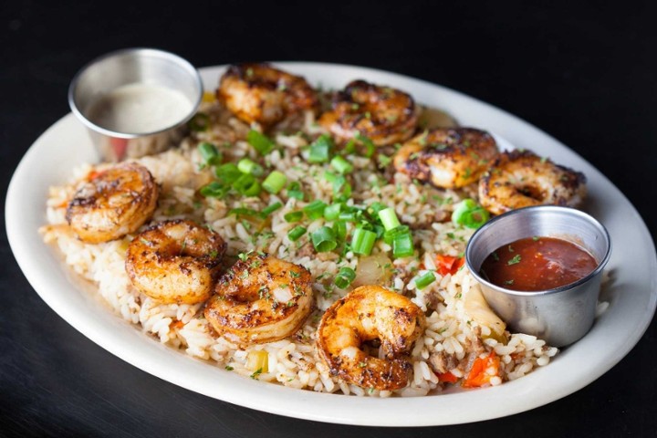 Blackened Shrimp Platter