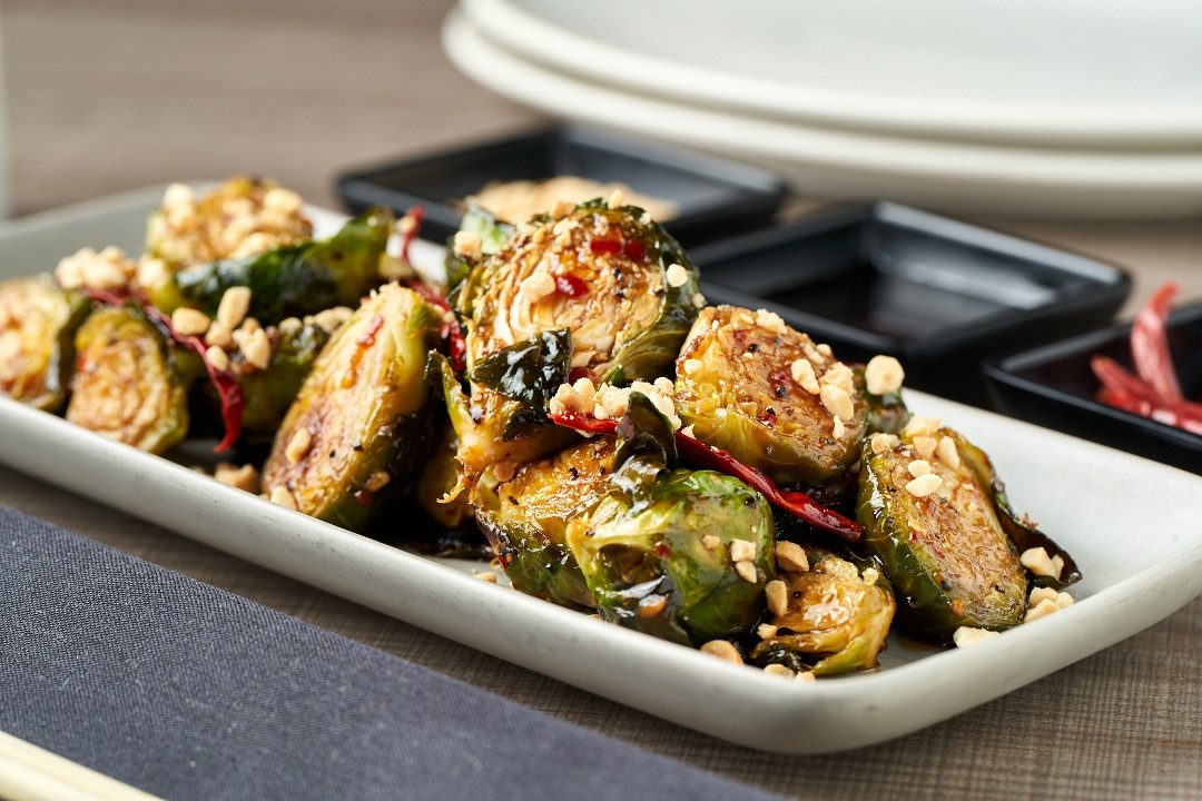 Wokin' Hot Brussels Sprouts