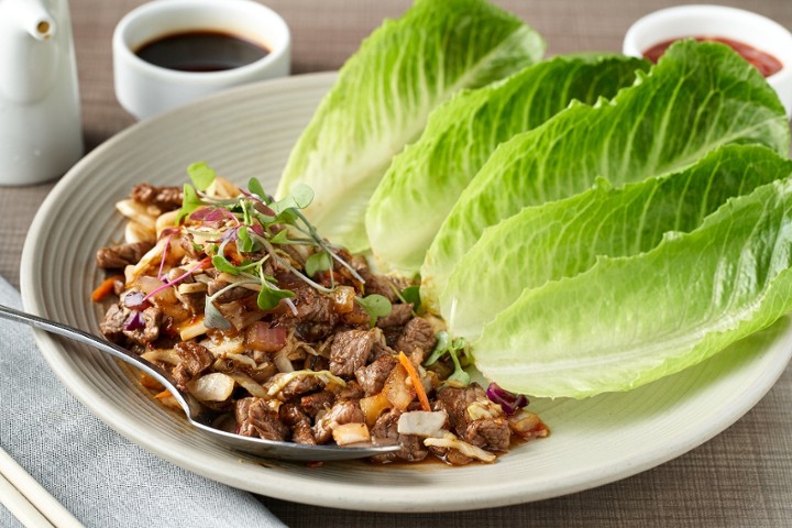Korean Steak Lettuce Wraps - Catering