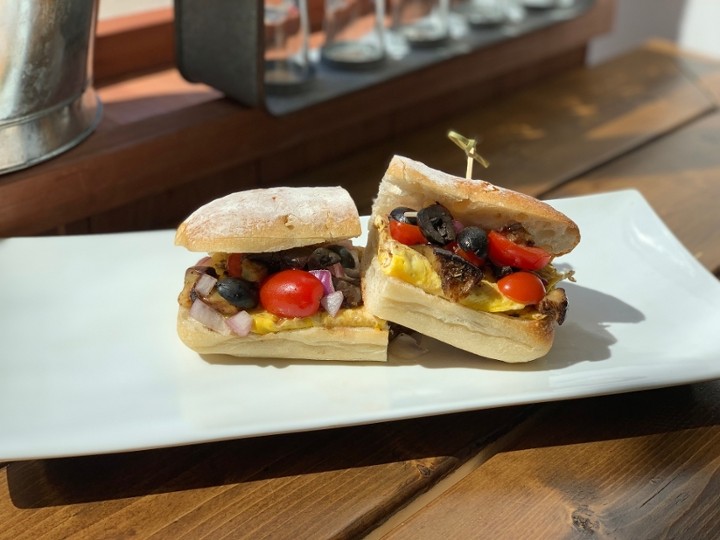 Vegetarian Greek Breakfast