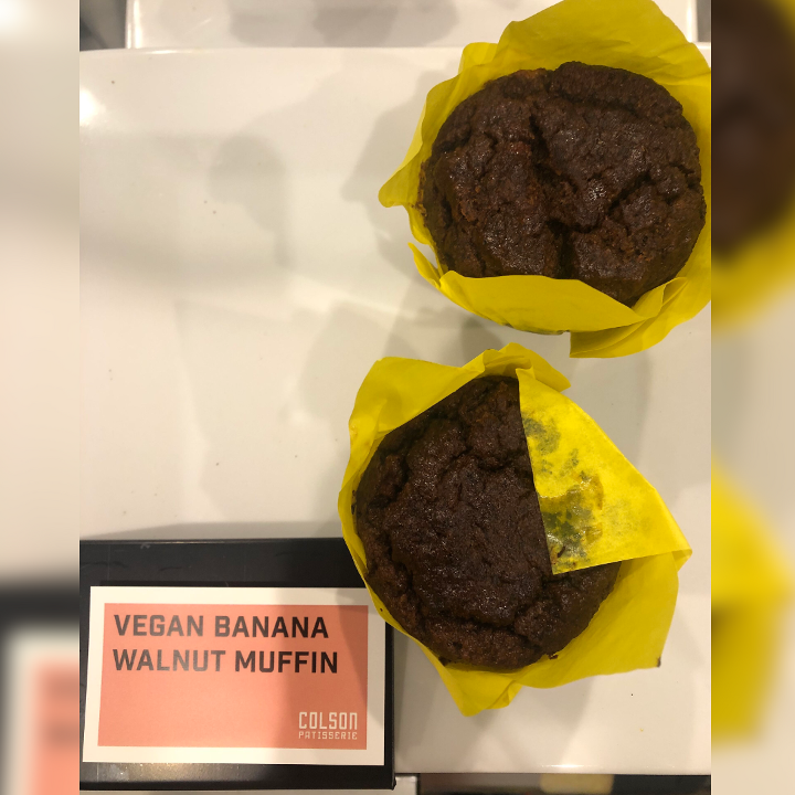 Vegan Banana Walnut Muffin