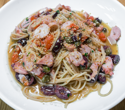 SPAGHETTI WITH OCTOPUS