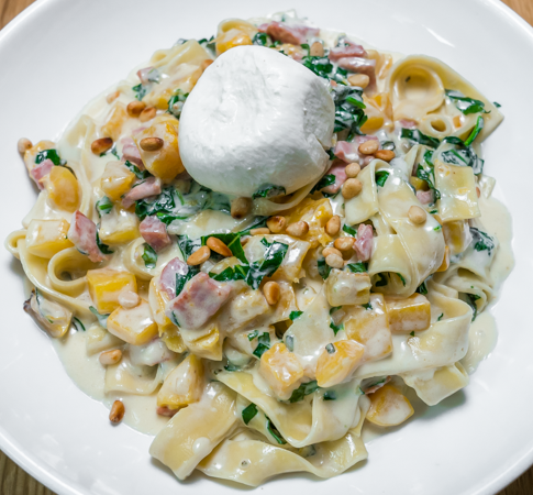 PAPPARDELLE WITH BUTTERNUT SQUASH