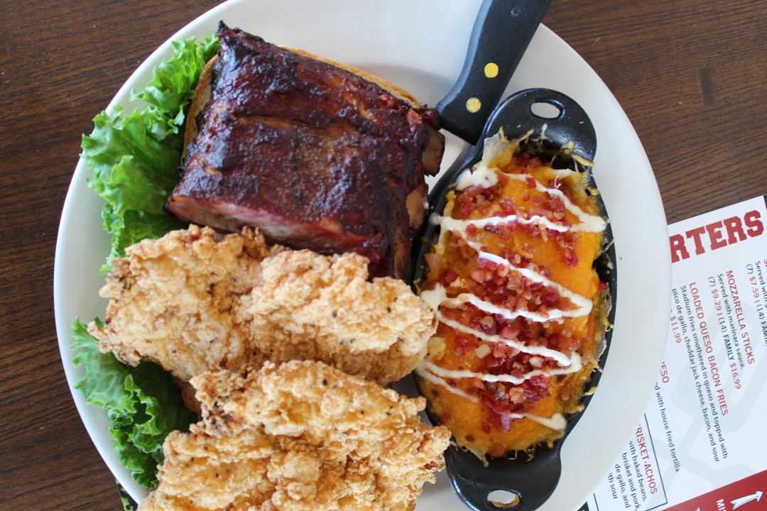 Rib & Chicken Platter