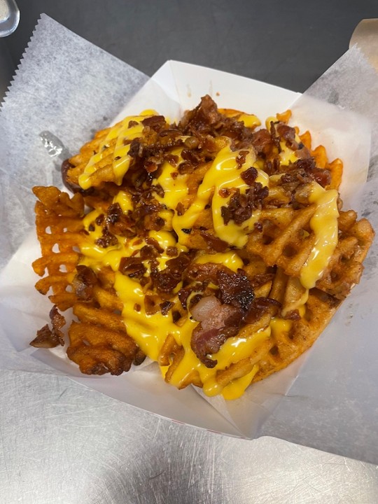 Waffle Bacon Cheese Fries