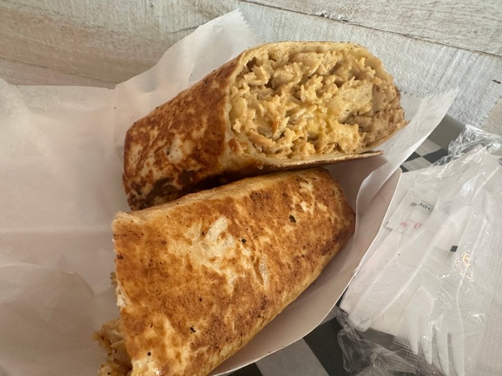 Chicken cheesesteak toasted wrap