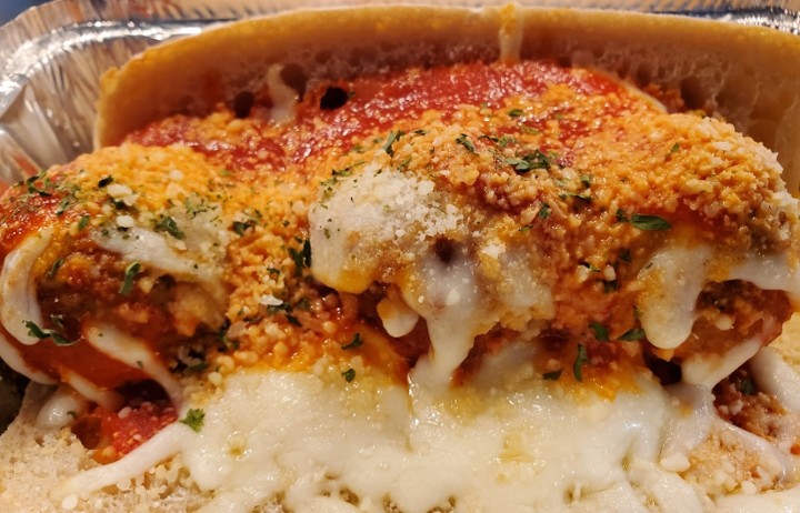 Meatball Parmesan  Sandwich - Hot