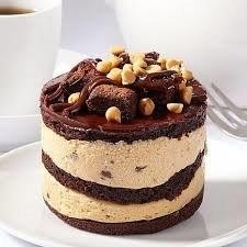Peanut Butter Brownie 4 Layer Cake