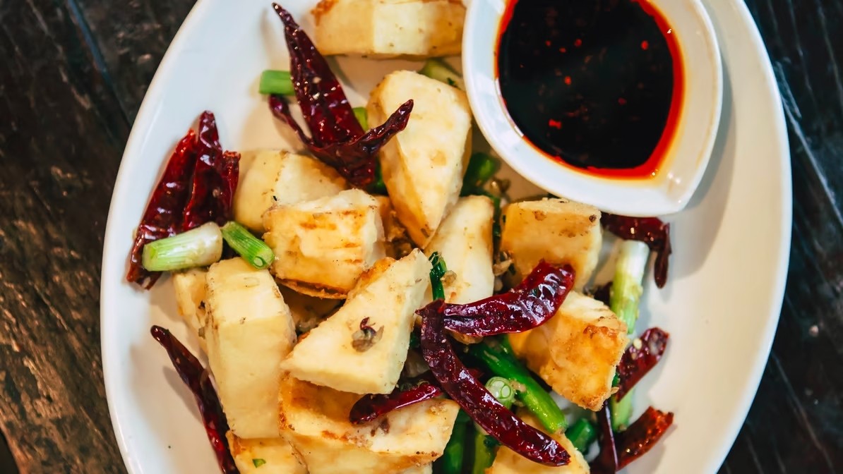 SALT AND SICHUAN PEPPER TOFU