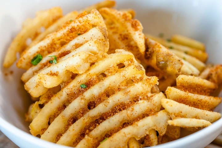 BBQ Spiced Waffle Fries