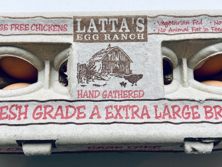 Latta’s Cage Free Eggs - Extra Large