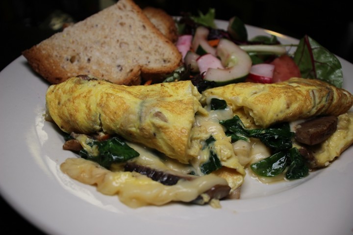 Wild Mushroom & Gruyere Omelet