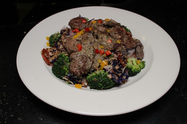 Wild Rice Steak Bowl