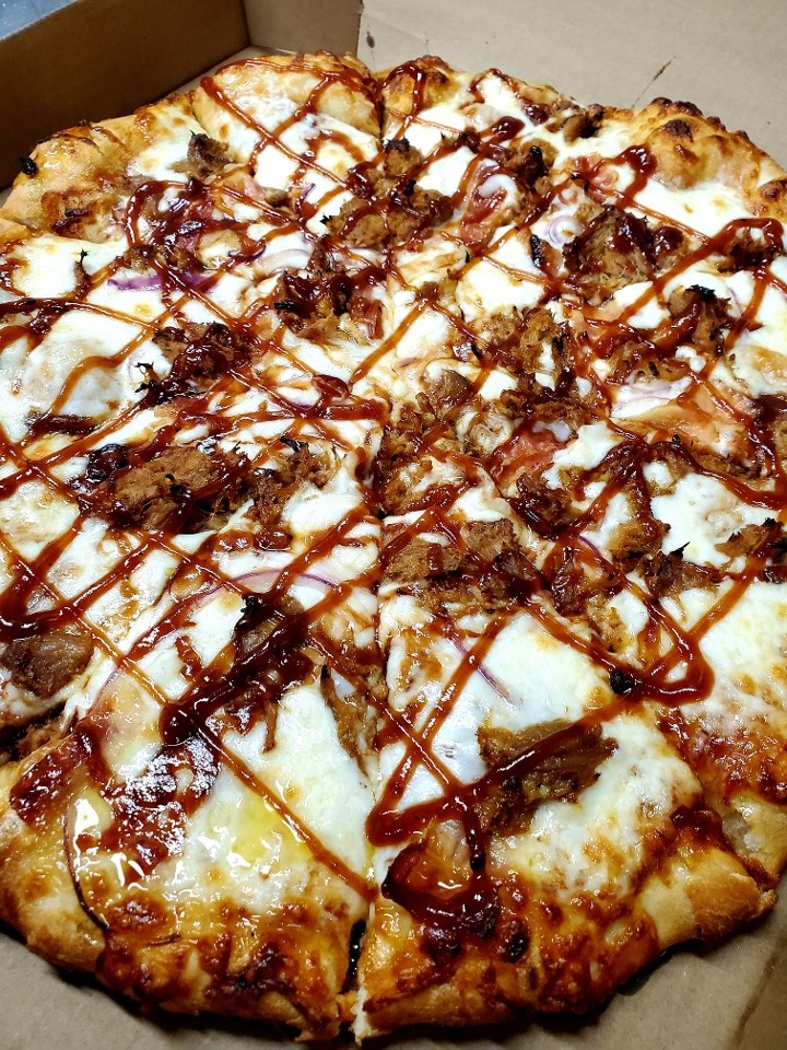 Large BBQ Pulled Pork Pizza