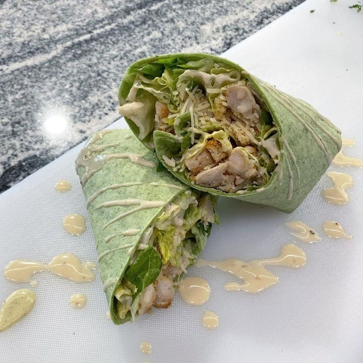 Chicken Caesar Salad Wrap