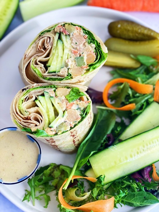 OG Chickpea Wrap w/ Honey Mustard Dressing