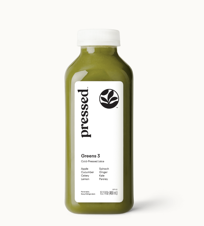 PRESSED Greens with Apple & Ginger