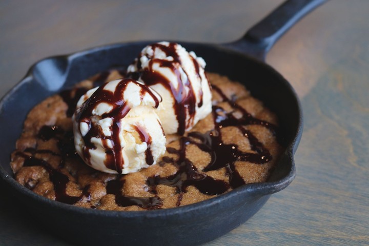 Iron Skillet Chocolate Chip Cookie