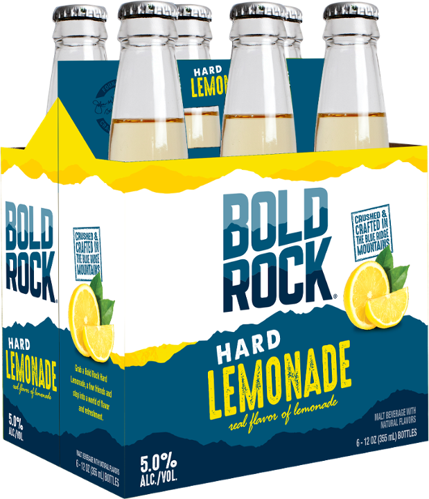 Bold Rock Hard Lemonade 6 pack bottles