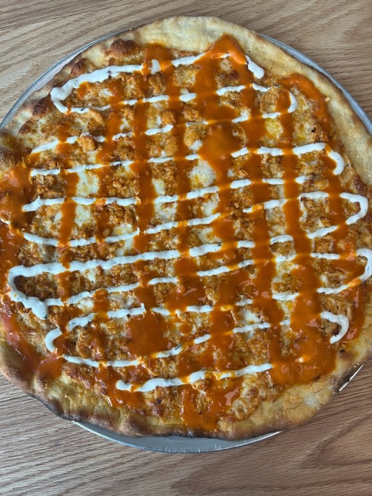 Buffalo Chicken Cheesesteak Pizza