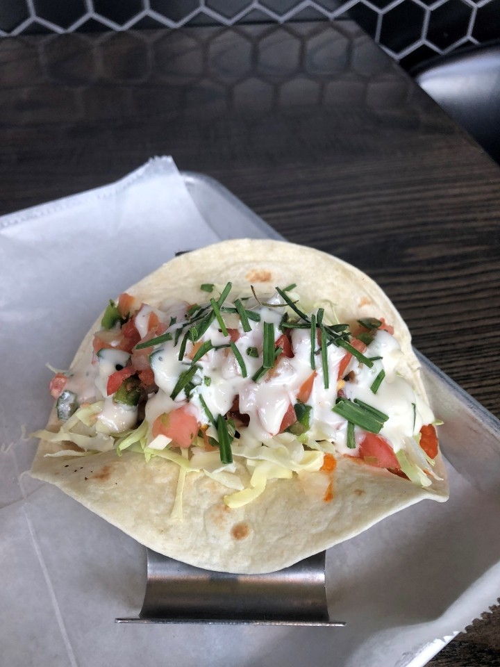 Buffalo Shrimp Taco