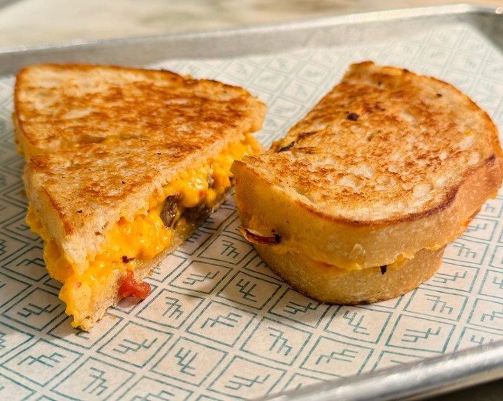 Grilled pimento cheese on Sourdough