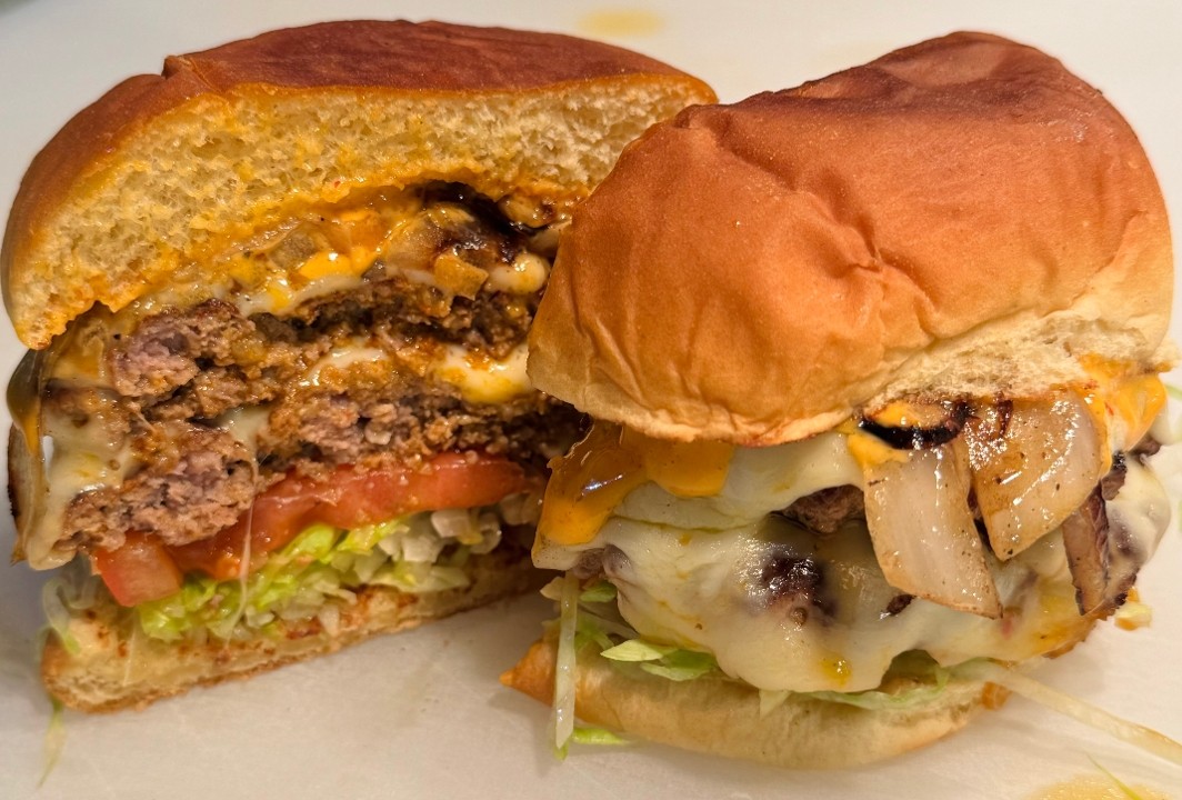 Ground beef & Chorizo Smash burger