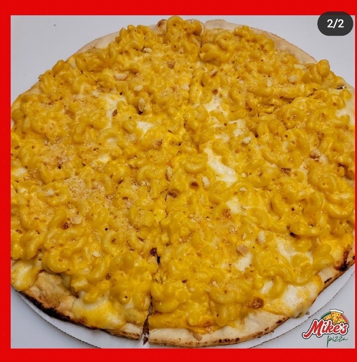 Baked Mac and Cheese Pizza