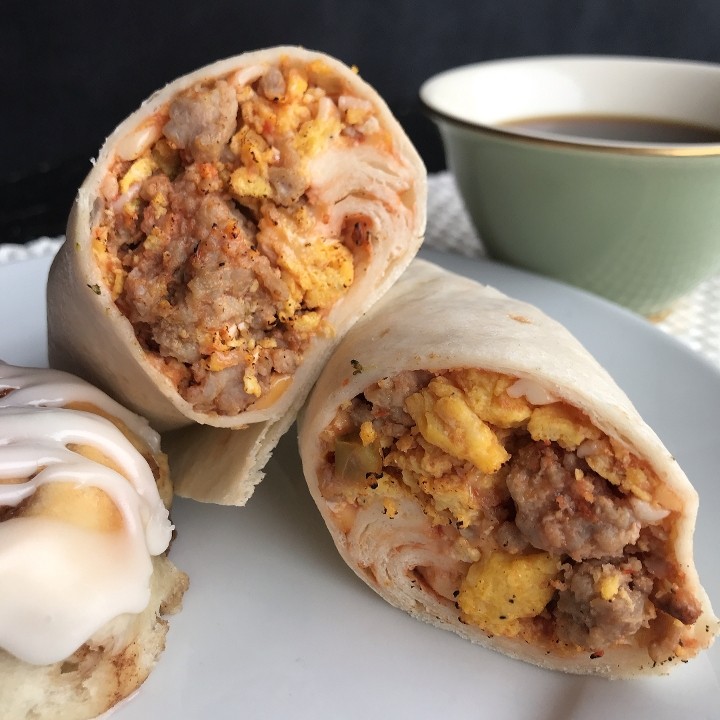 Sausage Breakfast Burritos (bag of 6)