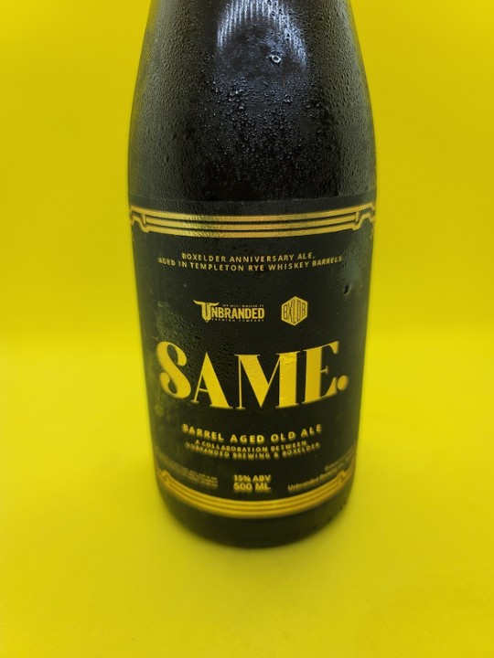 UNBRANDED SAME Barrel Aged Stout 500ml