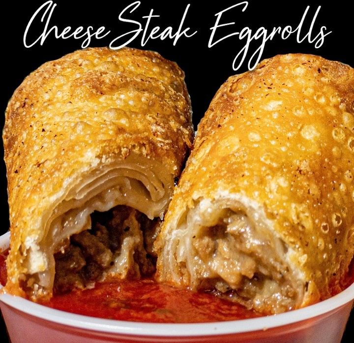 Philly Cheesesteak Egg Rolls