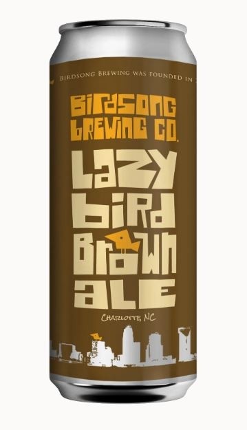 Birdsong Brewing Lazy Bird Brown Ale Can 16 oz NC