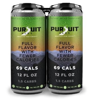 Pursuit Toe The Line Light Lime Beer 69 Calories 1.5 Carbs 12 oz Can