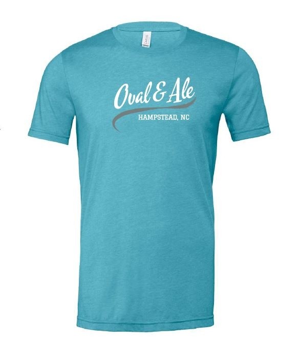 O&A Sports Logo Blended T-Shirt Heather Aqua