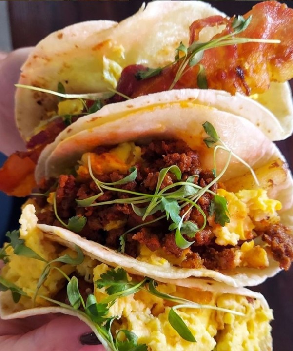 eggs & cheese tacos