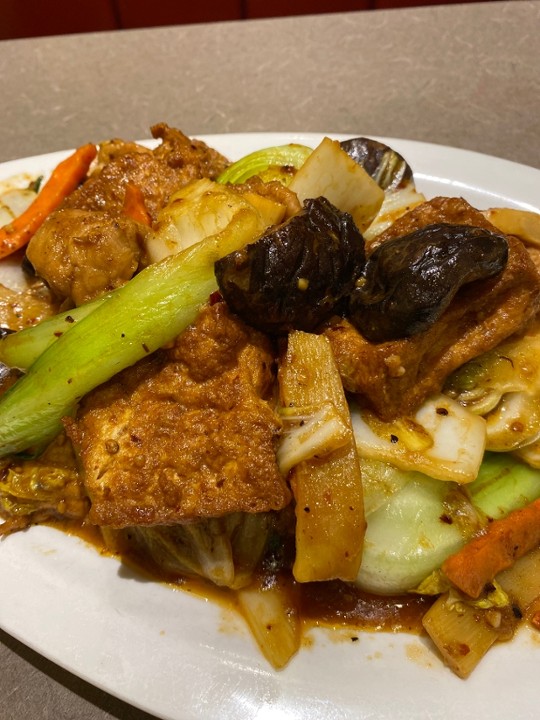 Fried Tofu with Pork in Homestyle 家常豆腐 #217