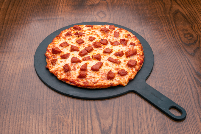Rough-Cut Pepperoni Pizza
