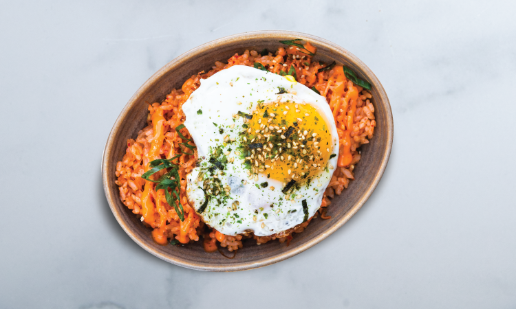 Kimchi Fried Rice + Sunnyside Egg