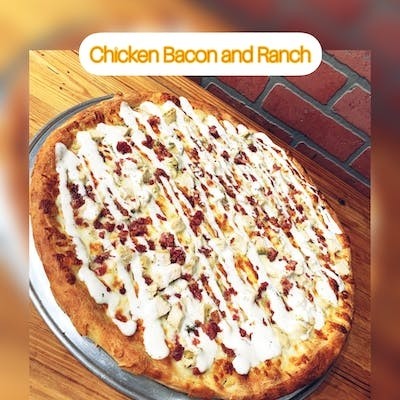 Medium Chicken Bacon and Ranch Pizza
