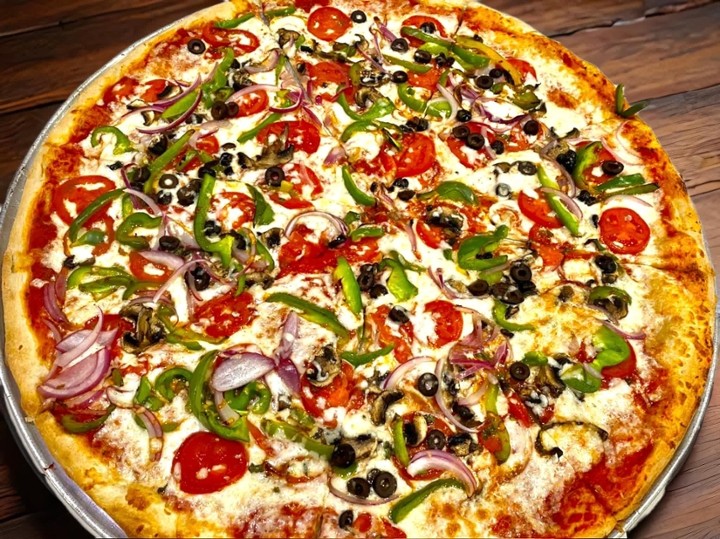 Extra Large Vegetarian Pie Pizza