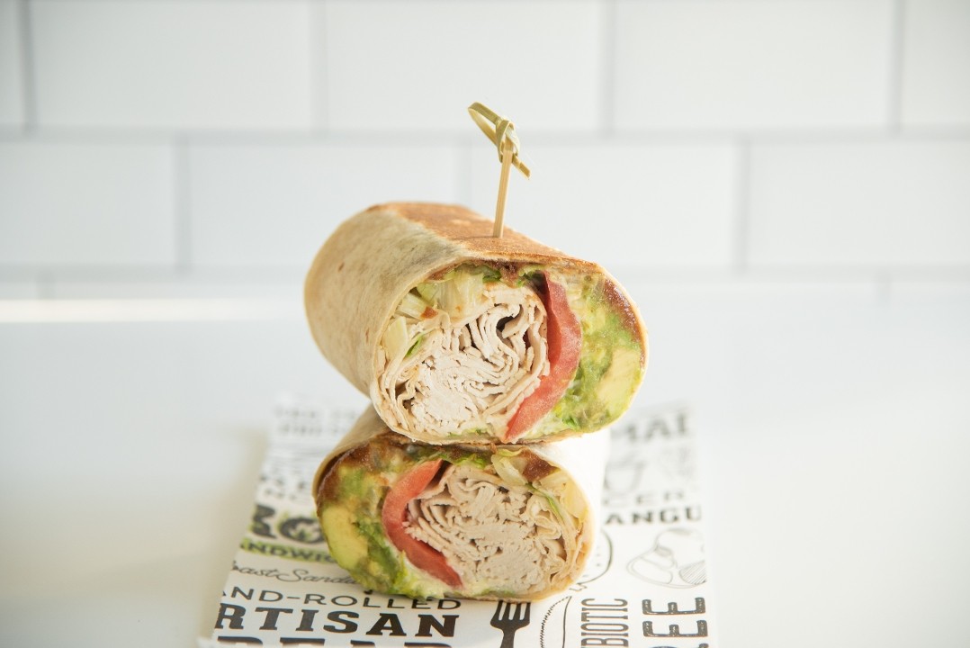 Roasted Turkey Avocado Club Wrap