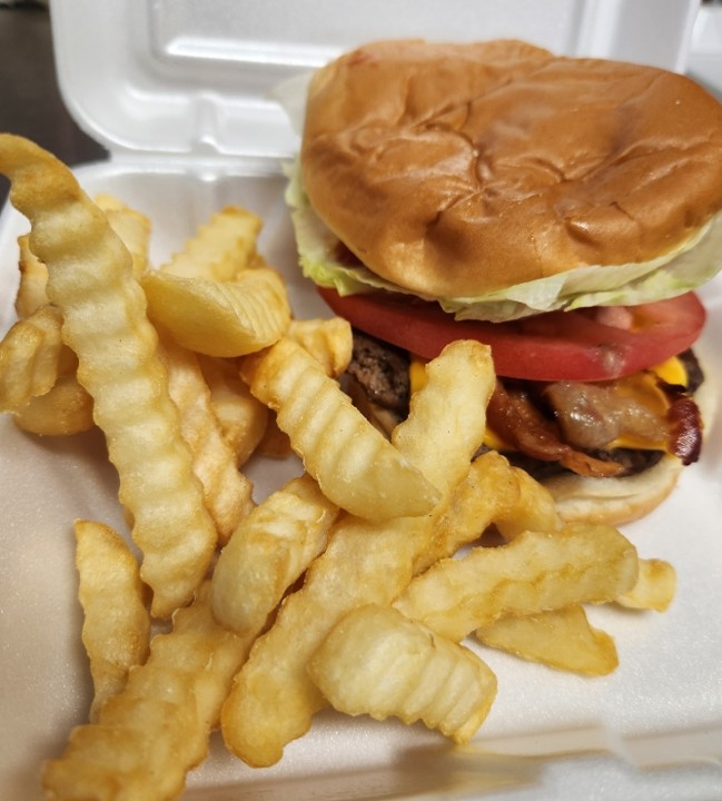 Bacon Cheeseburger Basket